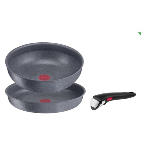 foto del prodotto lagostina ingenio mineralis green set di pentole 3 pz