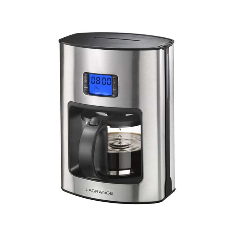 foto del prodotto lagrange caffettiera a goccia programmabile da 12 tazze da 1000 w 529001