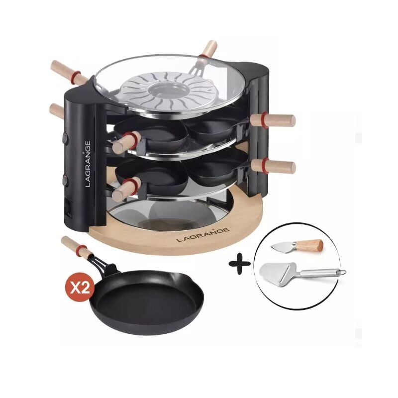 foto del prodotto lagrange - macchina per raclette per 8 persone 900w - 149013