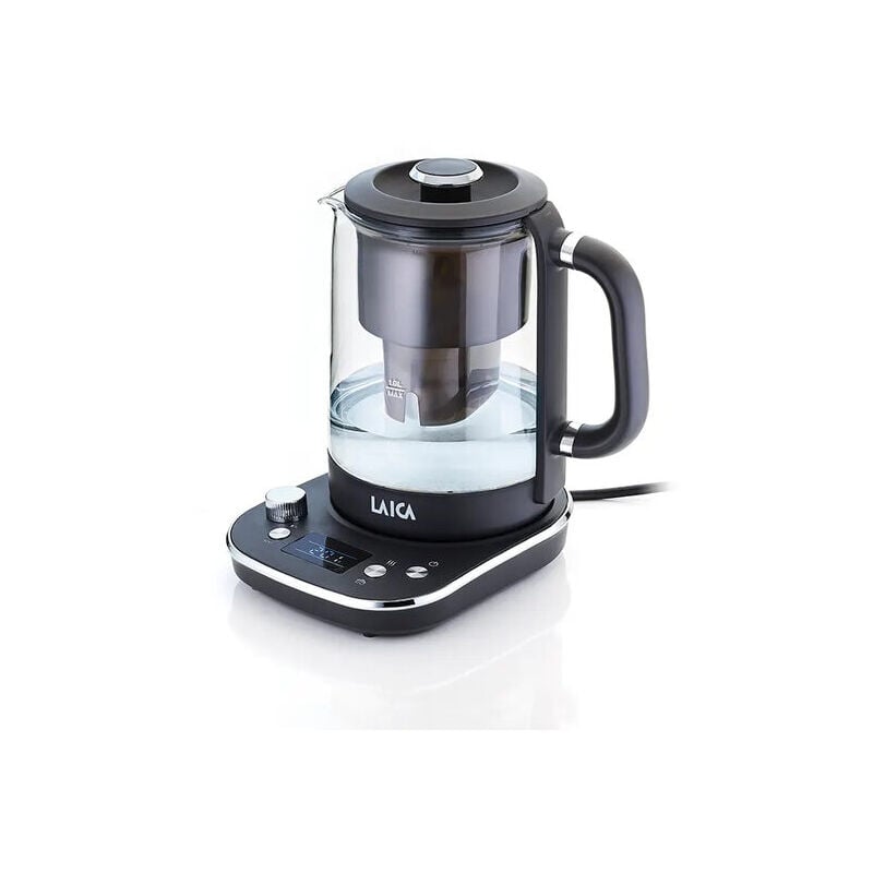 foto del prodotto laica kj4000l bollitore elettrico 1,5 l 2400 w nero, trasparente