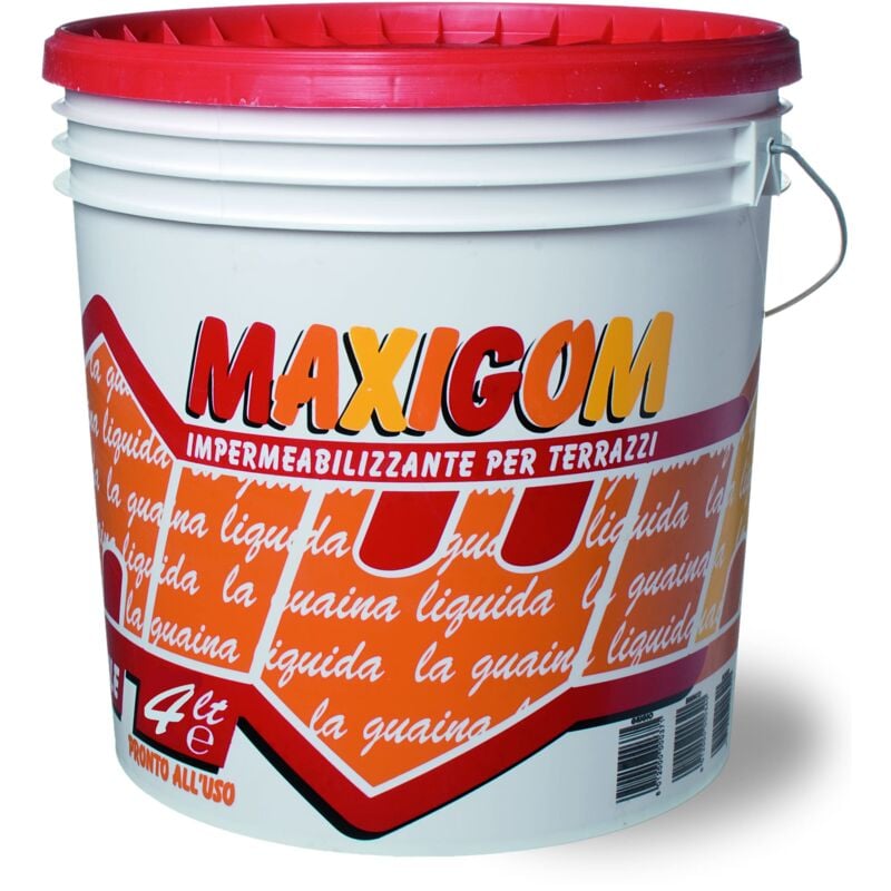 foto del prodotto laiv ppmaxitrasp 03 maxigom, guaina liquida impermeabilizzante, trasparente, 4lt