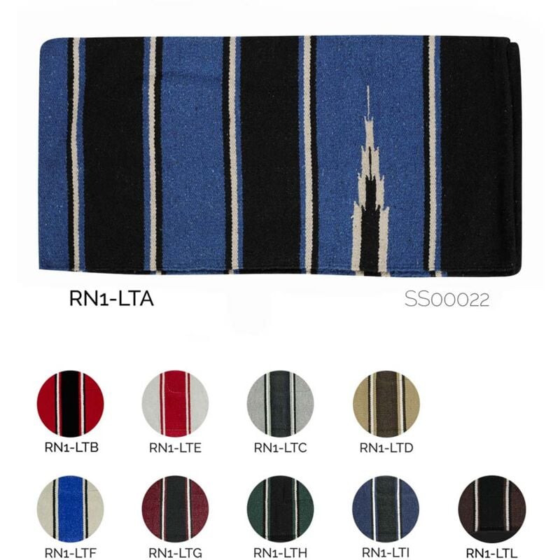foto del prodotto lakota tappetino sottosella in tessuto navajo 32x64 rosso nero rn1 ltb