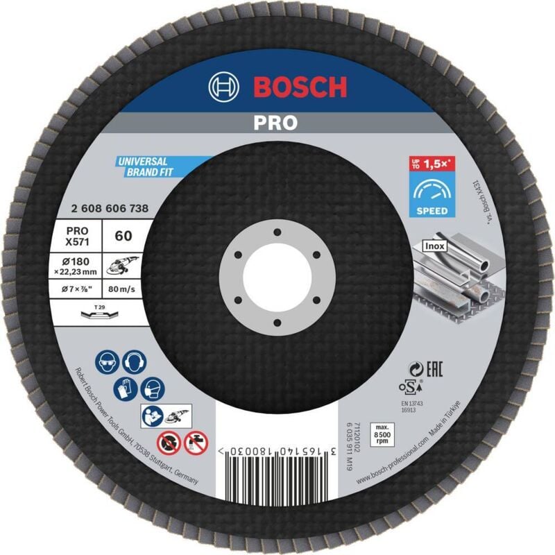 foto del prodotto lam.x571 best metal 180mm c n.fv g60