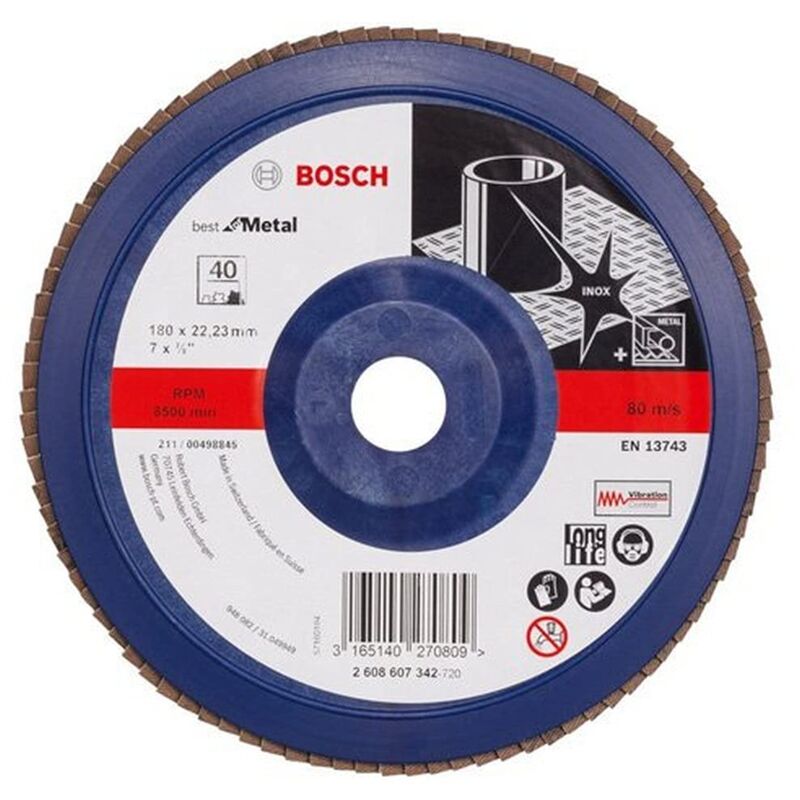 foto del prodotto lam.x571 best metal 180mm rec.pl s.g40