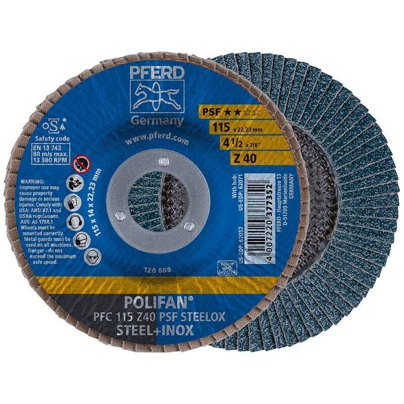 foto del prodotto lama a disco z 60psf curvo 125 millimetri k60 pferd