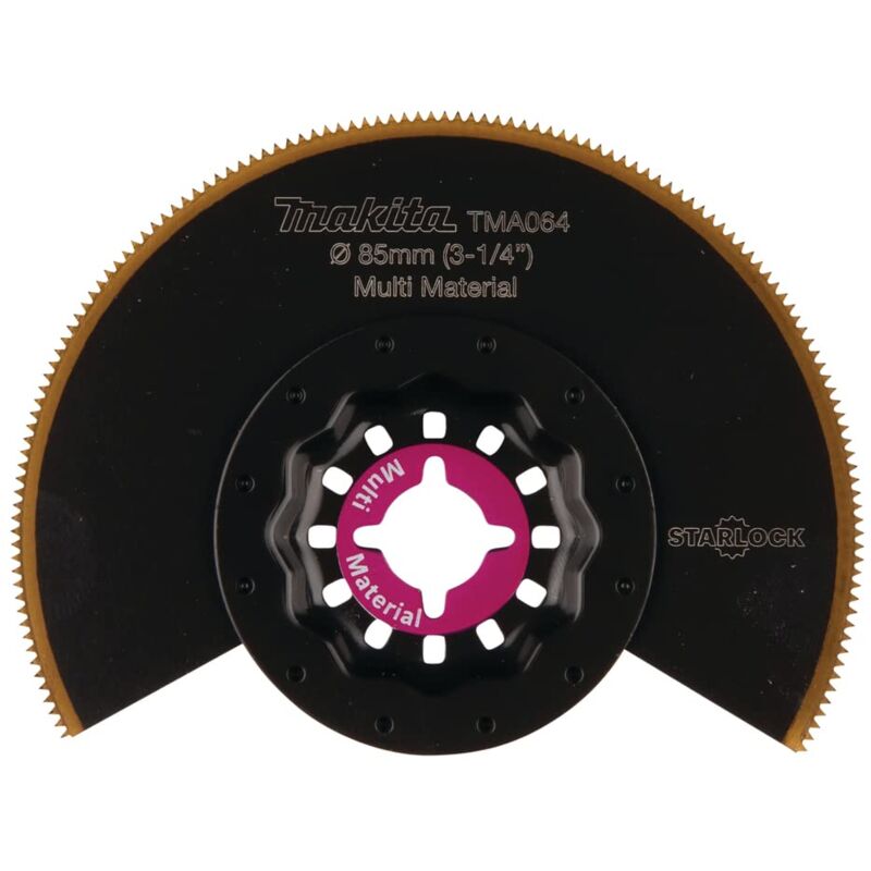 foto del prodotto lama a segmenti makita 100 mm, tma063 starlock 100 mm bim piatta tma063 linoleum tappeti stuoie
