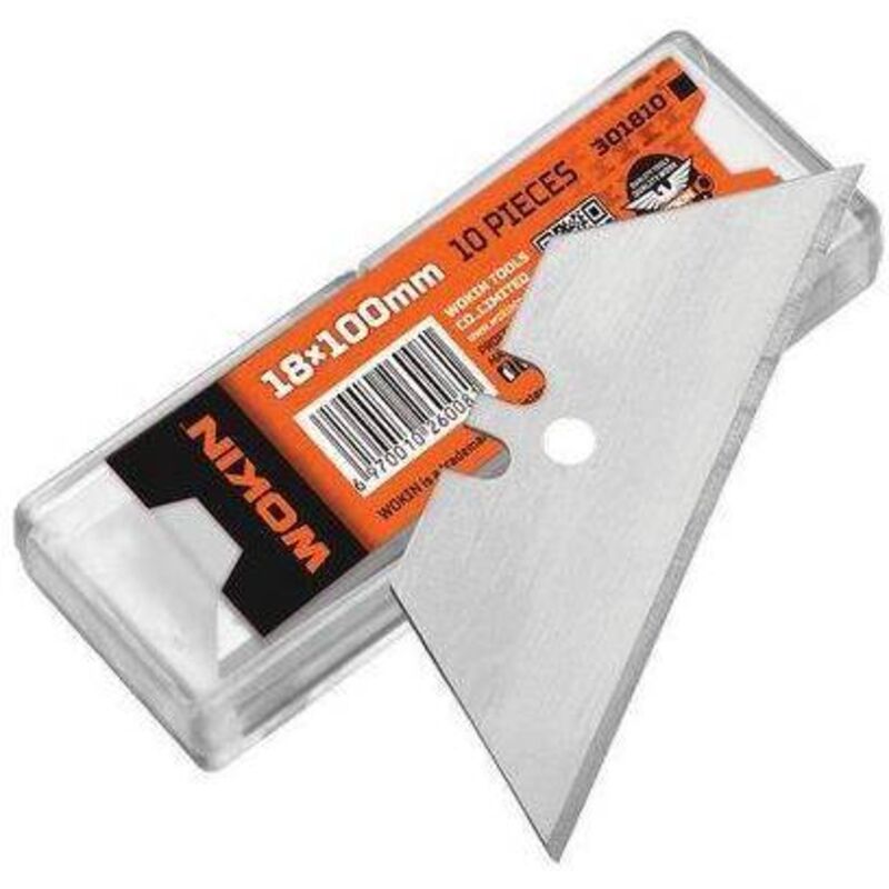 foto del prodotto lama a trapezio forata 301810 wokin grande mm 61x19 cf pz 10