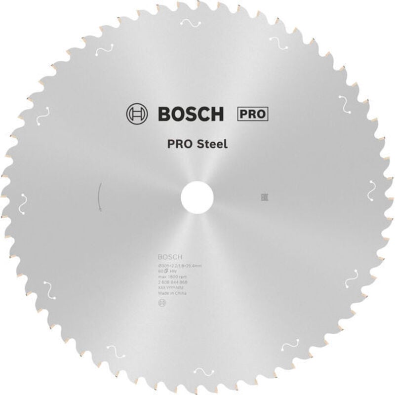foto del prodotto lama da sega pro steel per seghe circolari, collegata alla rete, 305 x 2,2 x 25,4 mm, t60