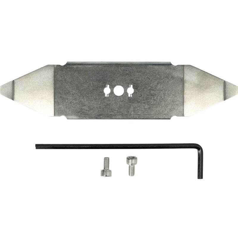 foto del prodotto lama di ricambio compatibile con robomow rx20 pro, rx20u, rx50u, rx50 pro tagliaerba argento, in acciaio inox vhbw