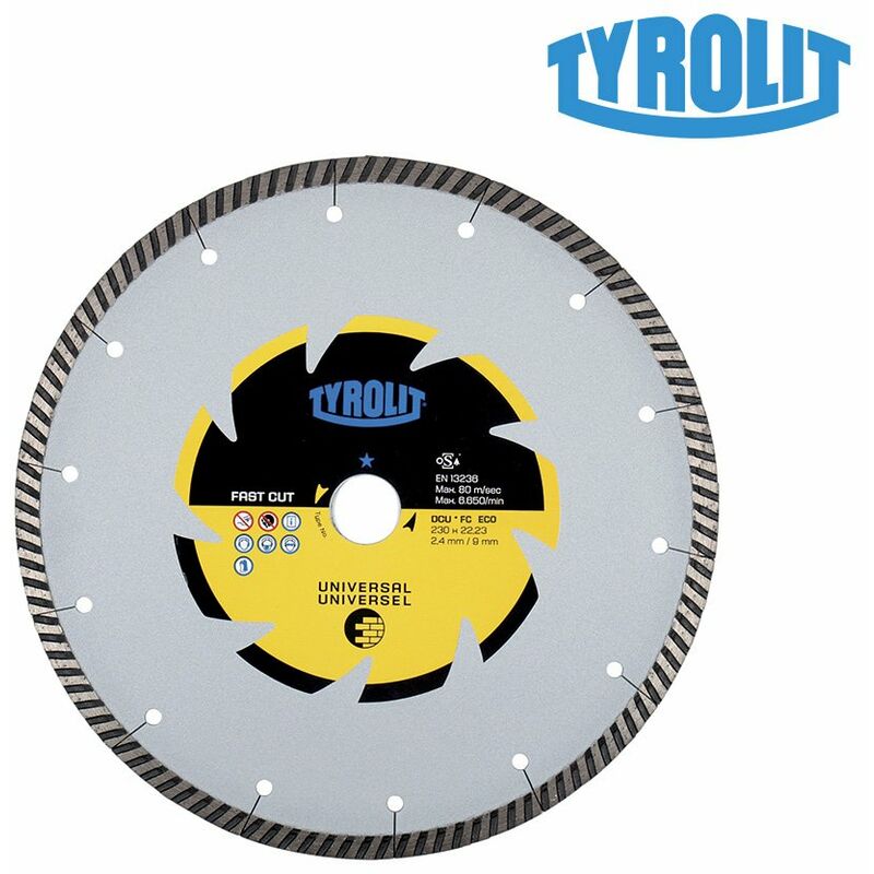 foto del prodotto lama diamantata c3r 230x2,4x22,23 dcub2 fc tyrolit