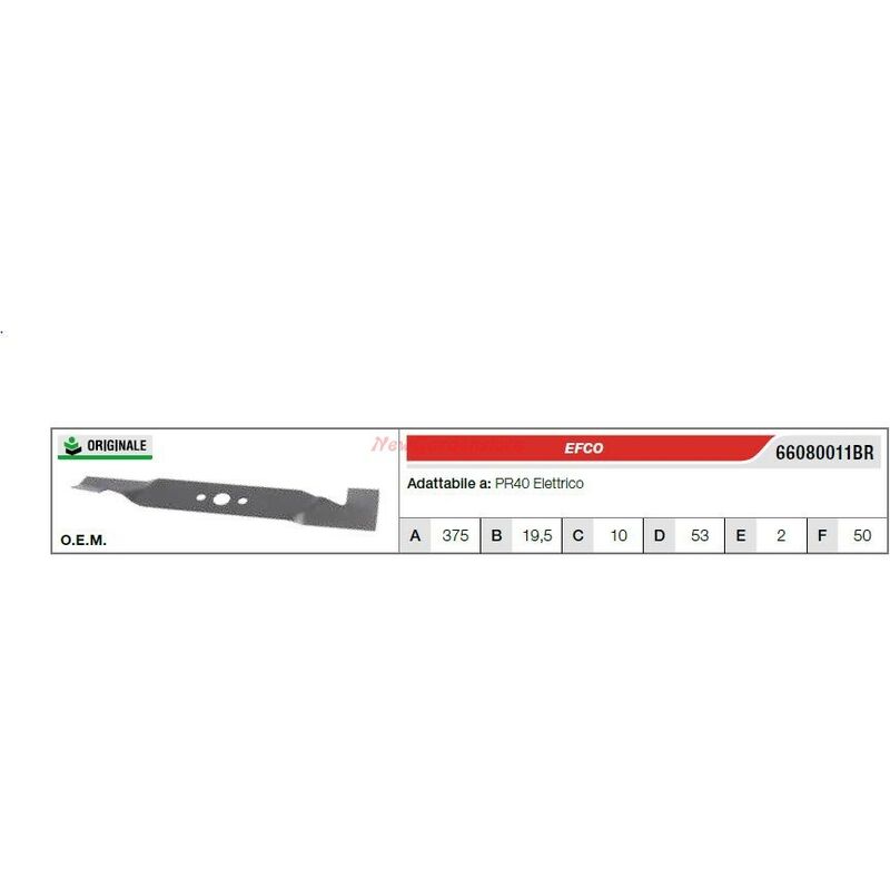 foto del prodotto lama efco tagliaerba rasaerba tosaerba pr40 elettrico 66080011br