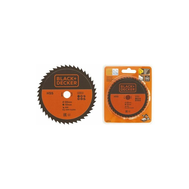 foto del prodotto lama hss per mini sega circolare 85 mm foro 10 mm 44 denti