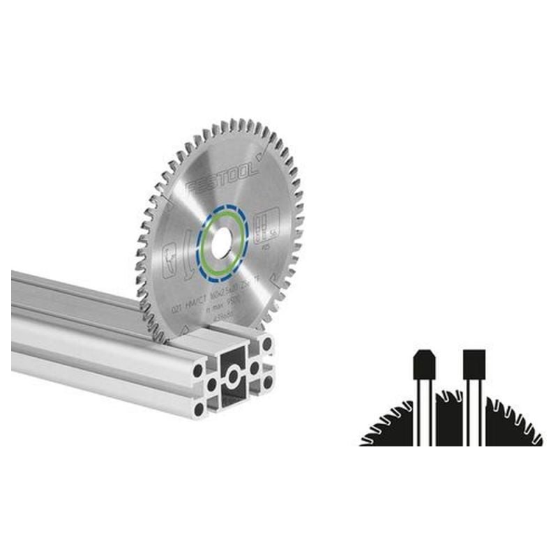 foto del prodotto lama hw 230x2,5x30 tf76 aluminium plastics 500649 festool