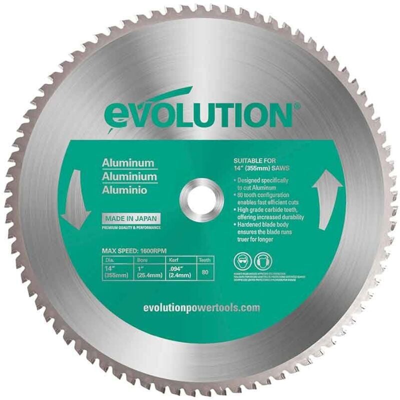 foto del prodotto lama in carburo per alluminio d.355 mm evolution