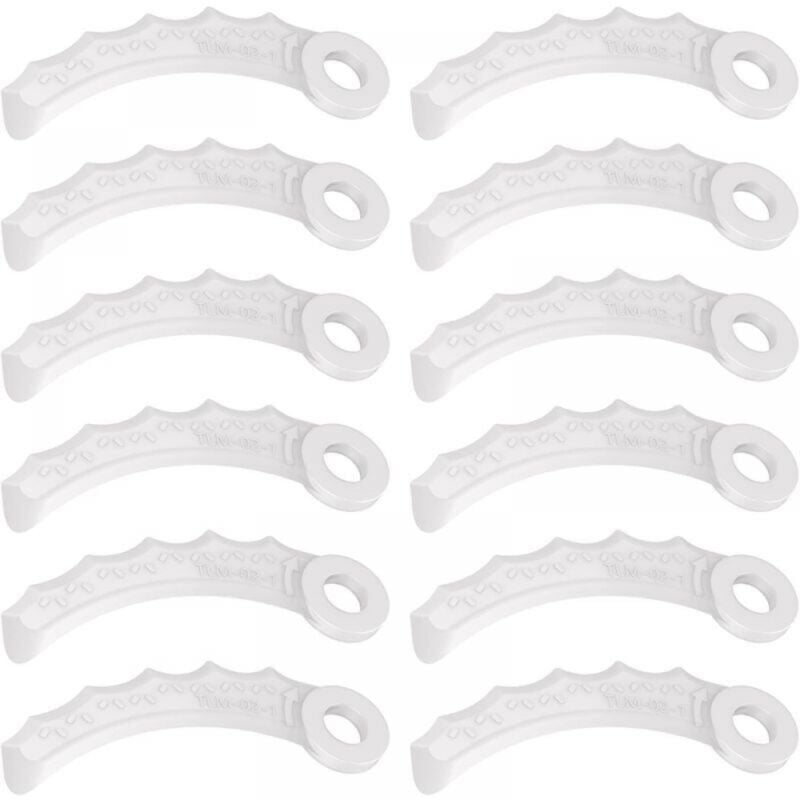 foto del prodotto lama in plastica da 12 pezzi compatibile con makita 198383 1 e 198426 9, tagliabordi makita dur189rf, ur100dz, dur191lzx3, dur181z, dur192lz,