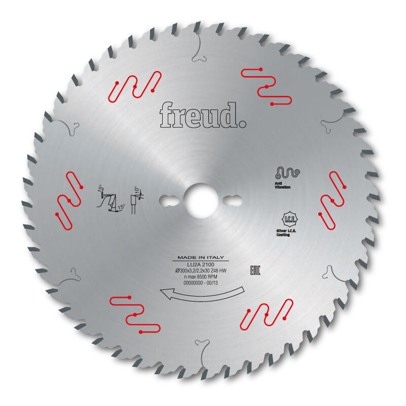 foto del prodotto lama per legno compensato 200 3,2 2,2 al30 z24 ba f03fs04814 lu2a 0700 freud