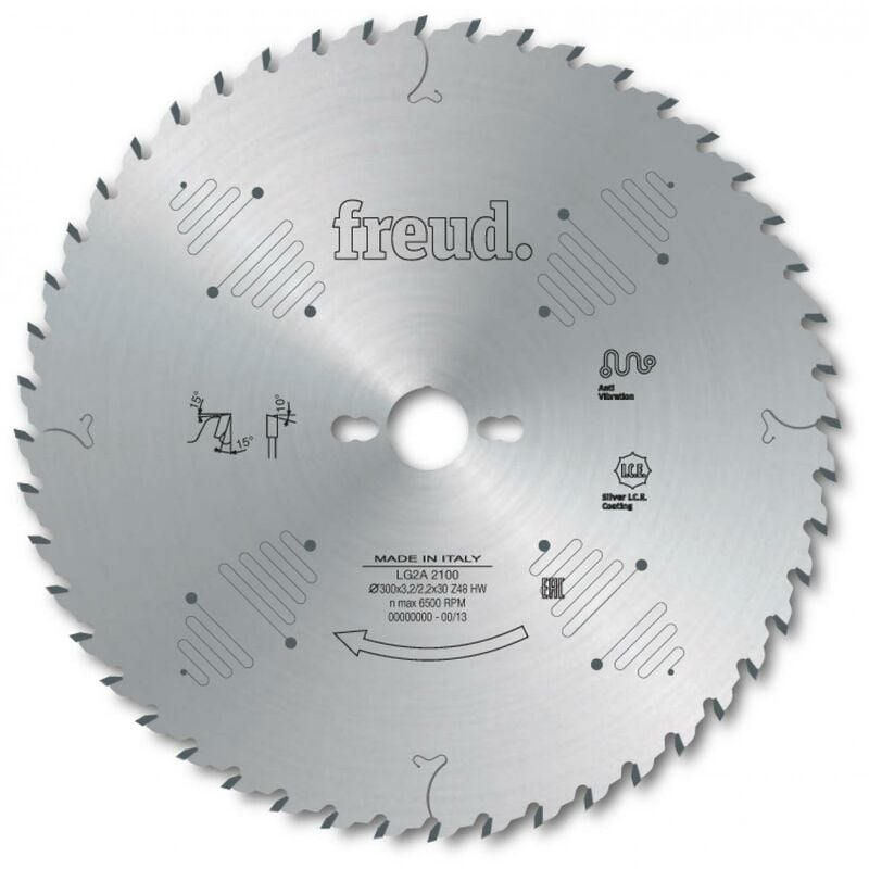 foto del prodotto lama per pannelli freud in legno compensato 250 3,2 2,2 al30 z40 ba f03fs07562 lg2a 1700