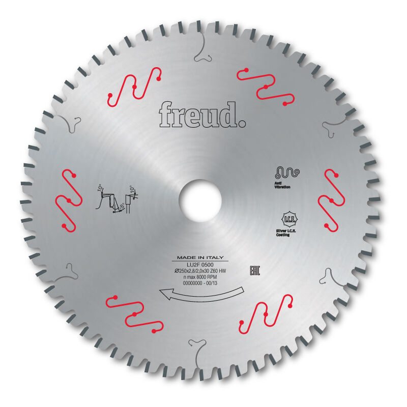 foto del prodotto lama per pannelli in legno, compositi e plastica 216 2,8 2 al30 z24 ba f03fs06304 lu2f 0100 freud
