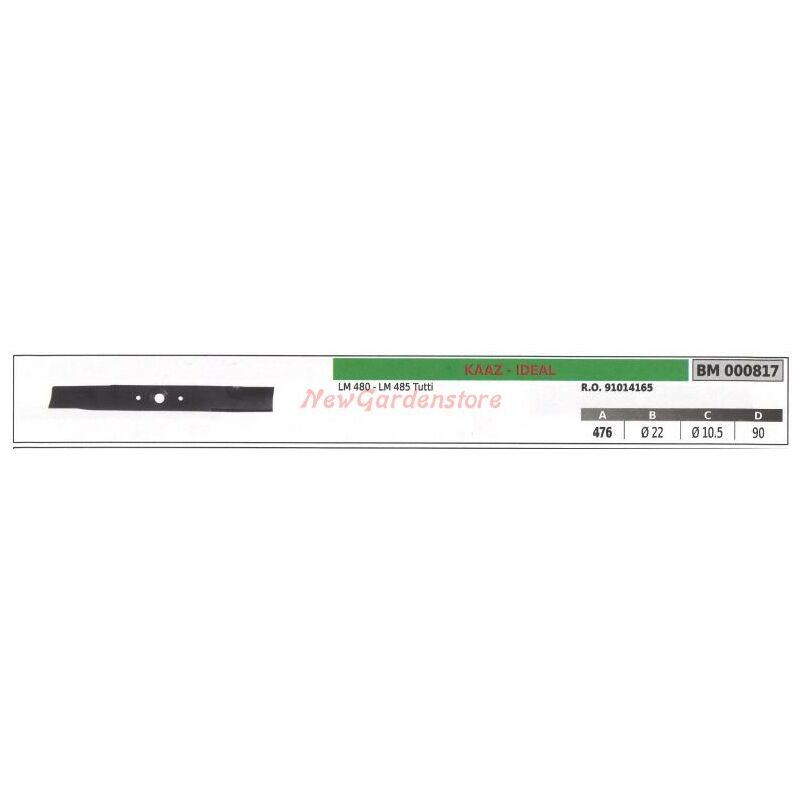 foto del prodotto lama per rasaerba tosaerba tagliaerba kaaz lm 480 000817