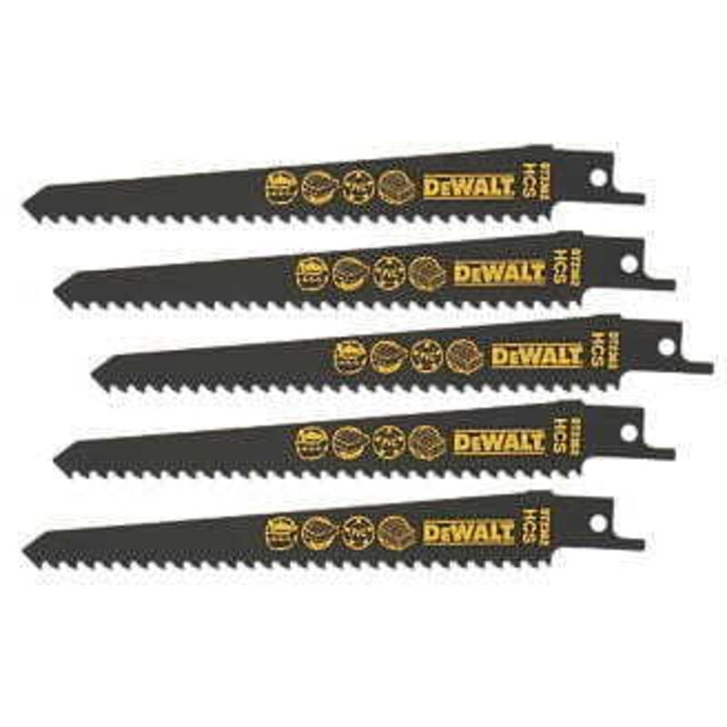 foto del prodotto lama per sega alternativa dewalt 152x4,2mm/legno 5pz