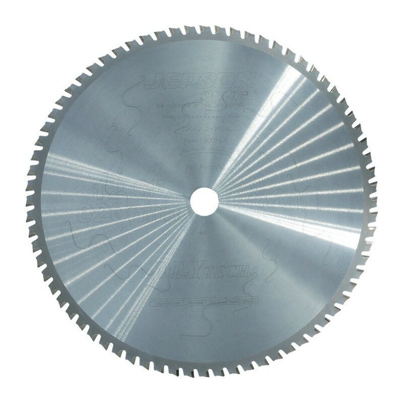 foto del prodotto lama per sega circolare in metallo 320 72 d.320mm b.2.2mm foro hm d.25.4mm z.72 jepson