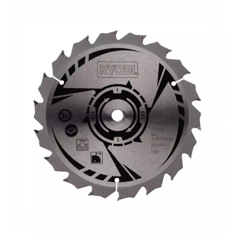 foto del prodotto lama per sega circolare ryobi 150 mm 18 denti