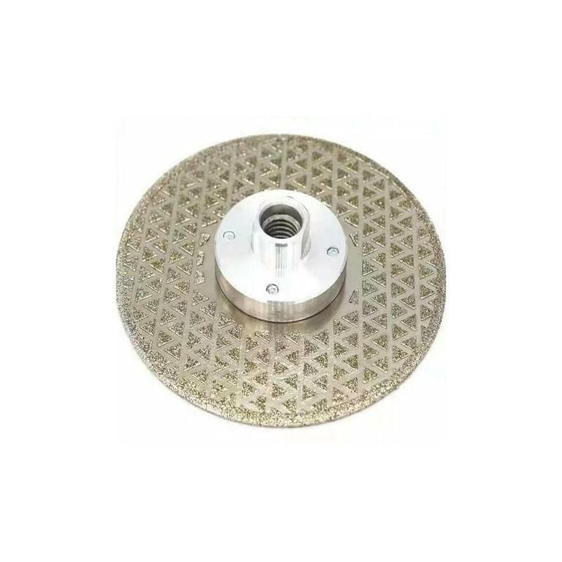 foto del prodotto lama per sega elettrolitica con disco diamantato da 125 mm per il taglio e la molatura di piastrelle in marmo, granito e pietra