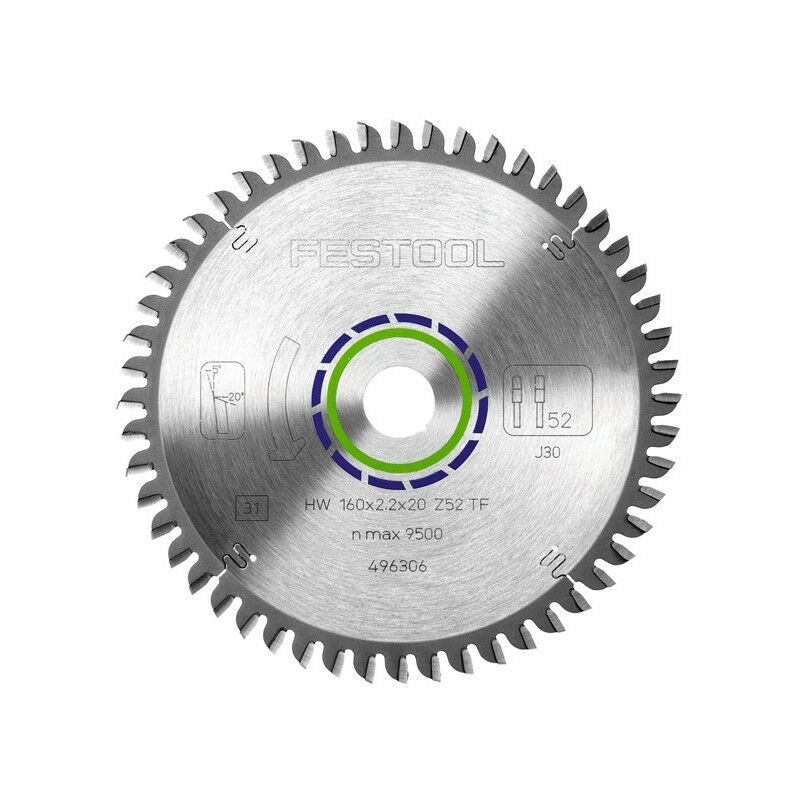 foto del prodotto lama per sega speciale festool 160x2,2x20 tf52 496306