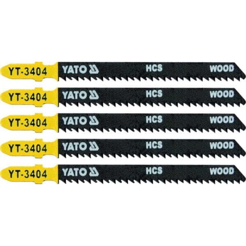 foto del prodotto lama per seghetto alternativo yato 5 pezzi tipo legno t 3404