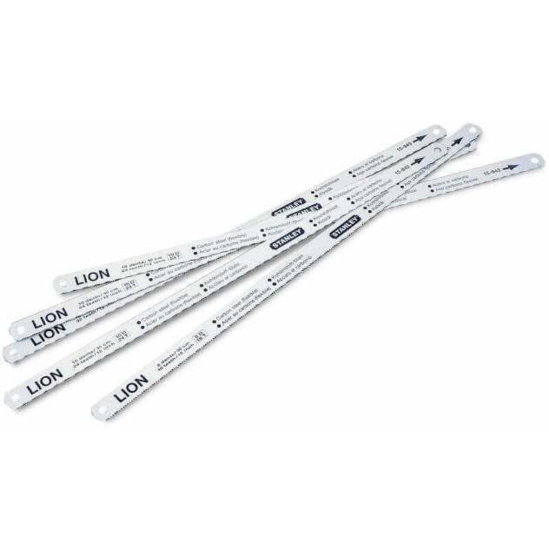 foto del prodotto lama per seghetto confezione da 100 lame flessibili a 10 denti 1 15 842
