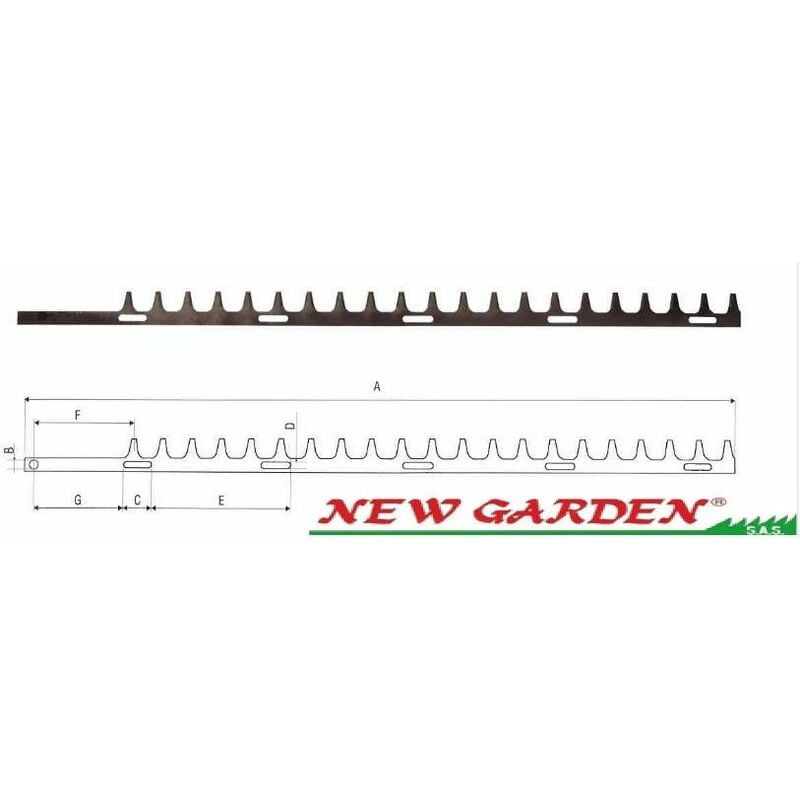 foto del prodotto lama per tagliasiepe inferiore o superiore 780 mm cina 392474