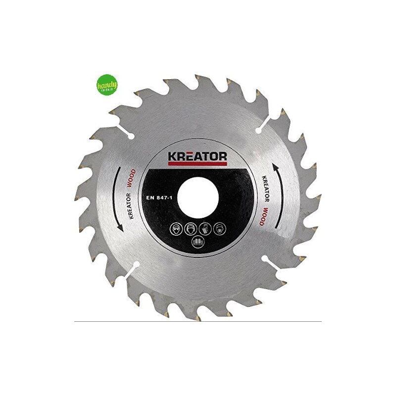 foto del prodotto lama sega circolare kreator per troncatrice legno 24t 210 mm 24 denti