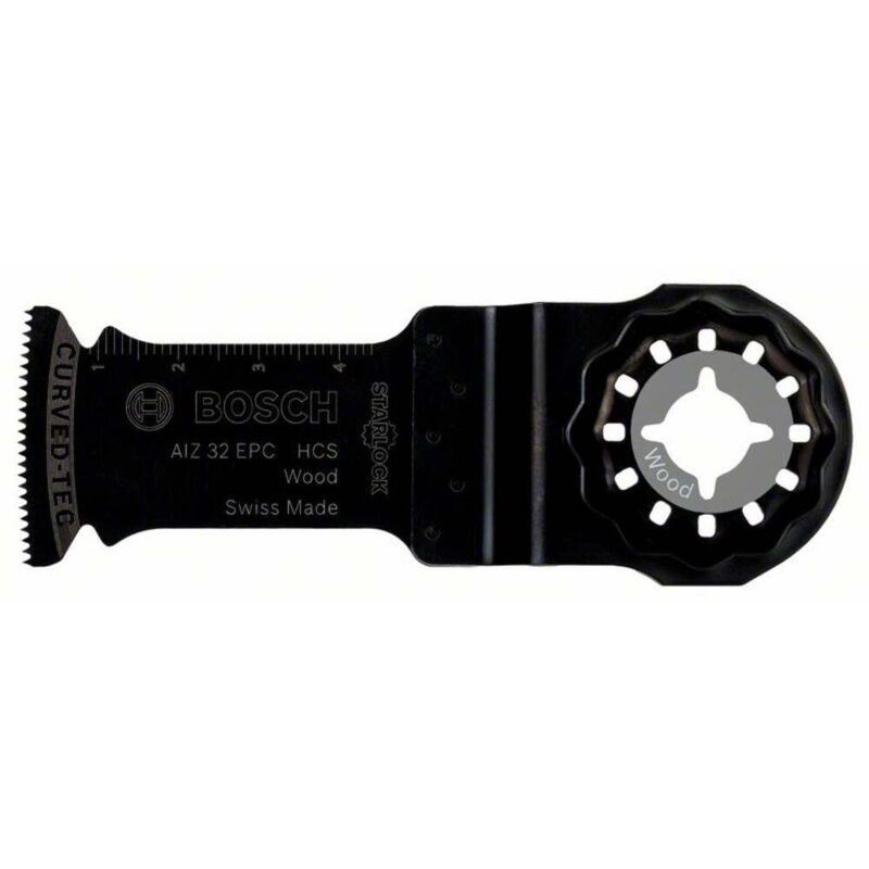 foto del prodotto lama starlock aiz 32 epc bosch legno lunghezza 50mm larghezza 32mm 2608661637