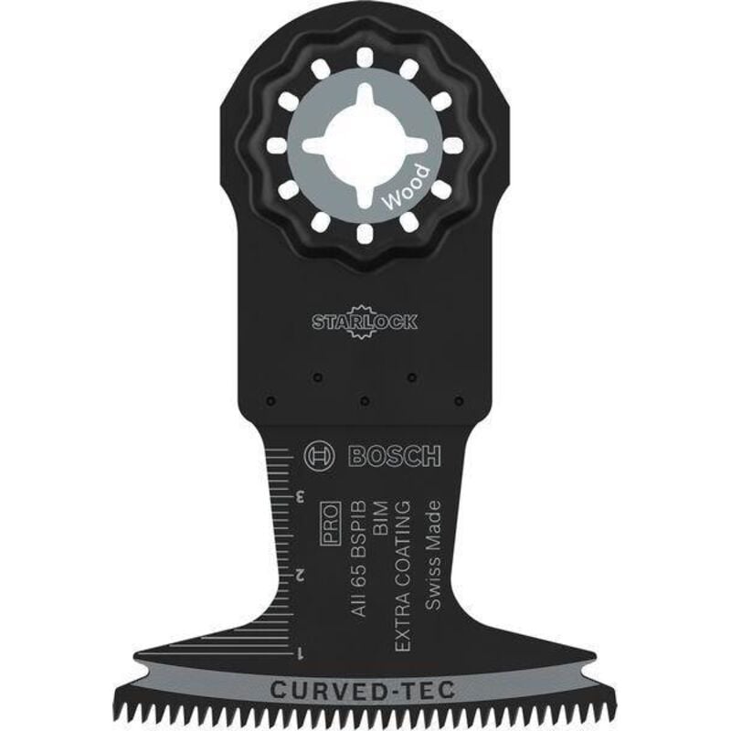foto del prodotto lama starlock pro bimetal aii 65 bspib per legno duro 65 x 40 mm 1 pezzo bosch 2608669082