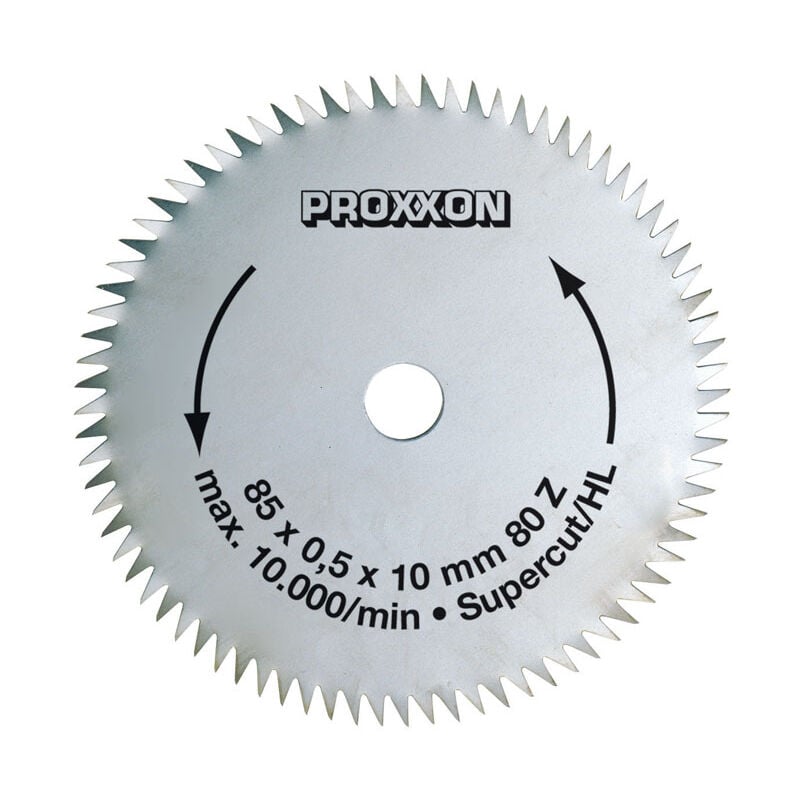 foto del prodotto lama super cut proxxon 28731 per sega circolare da banco fet