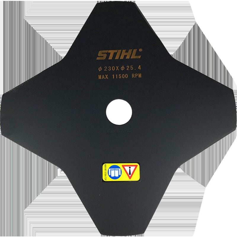 foto del prodotto lama tagliaerba 230 mm 4 f stihl 40017133801 originale stihl 4001 713 3801