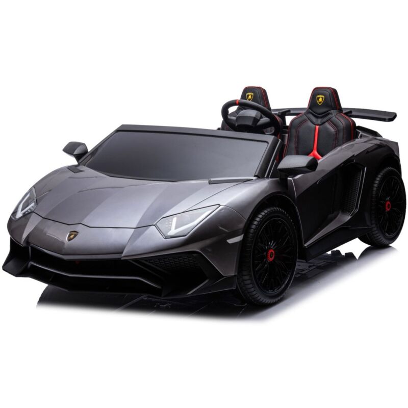 foto del prodotto lamborghini aventador svj big full grigio macchina elettrica per bambini