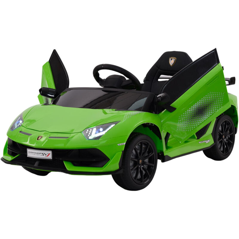 foto del prodotto lamborghini macchina elettrica per bambini 12v con licenza aventador svj small verde