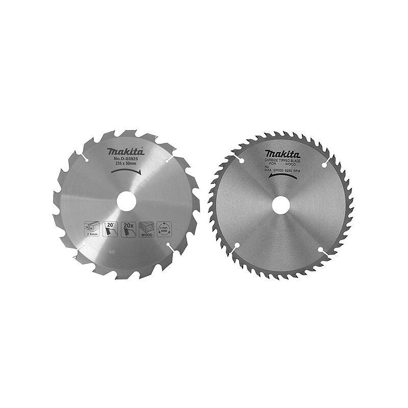 foto del prodotto lame circolari duo 230 mm makita d 20068