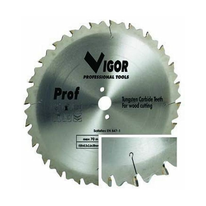 foto del prodotto lame circolari legno 36 denti widia f30 mm.400 vigor