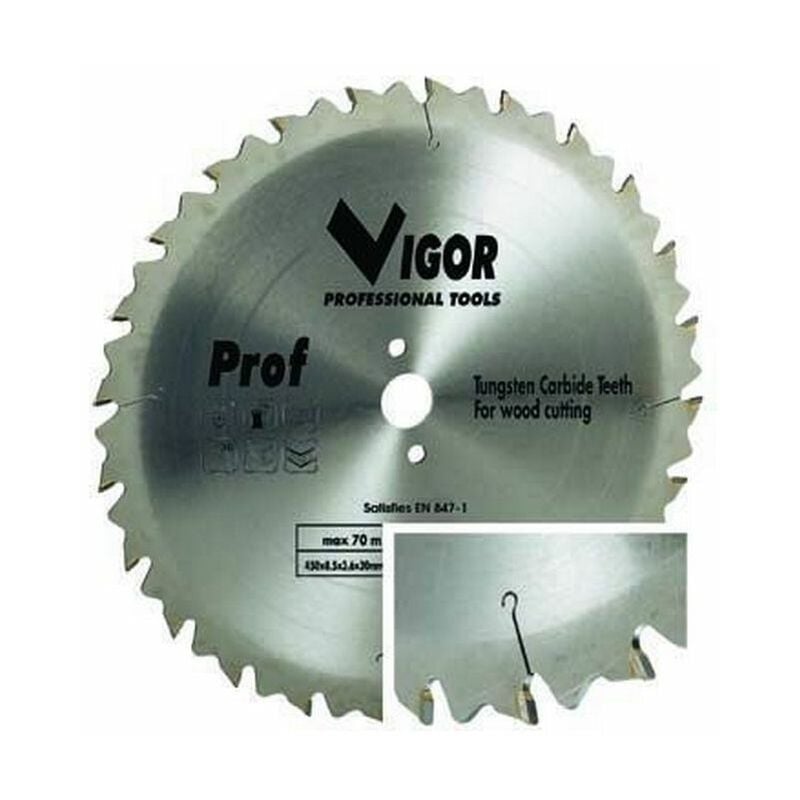 foto del prodotto lame circolari legno 44 denti widia f30 mm.550 vigor