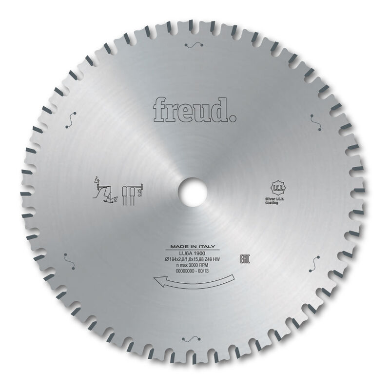 foto del prodotto lame de coupe sec pour m taux ferreux freud 210 2 1,6 al30 z40 td f03fs05346 lu6a 0400