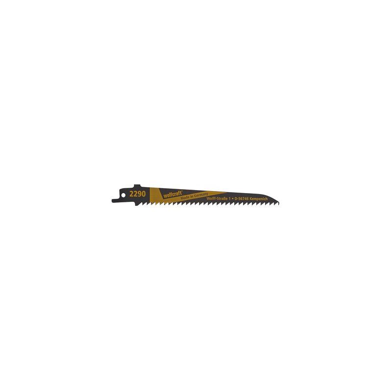 foto del prodotto lame per seghe a sciabola per legno curve wolfcraft cv, 150 mm confezione da 2 2290000 