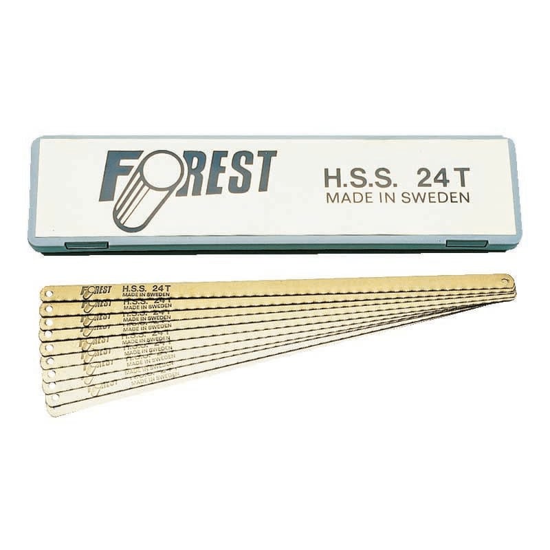 foto del prodotto lame per seghetti originali forest 12 x 24 denti hss a tempra speciale idrhaus