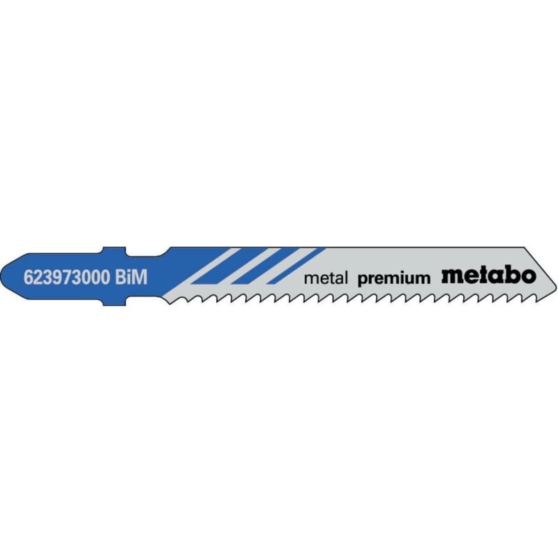 foto del prodotto lame per seghetto alternativo in metallo premium nutz l.51mm denti 2mm bim, lama seghettata, rivestimento, confezione da 5 pezzi
