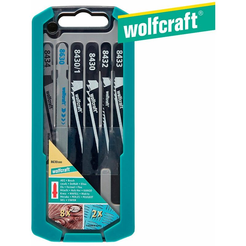 foto del prodotto lame per seghetto bosch 10pz wolfcraft