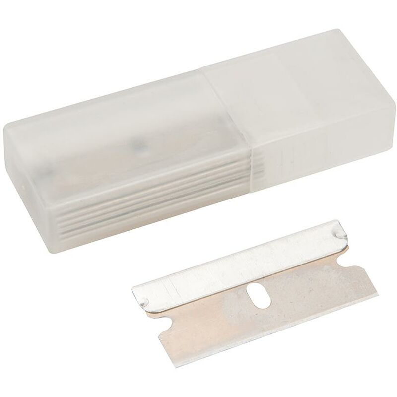 immagine 0 del prodotto lame per taglierino a filo singolo, 10 p.zi 38 x 19 x 0,25 mm