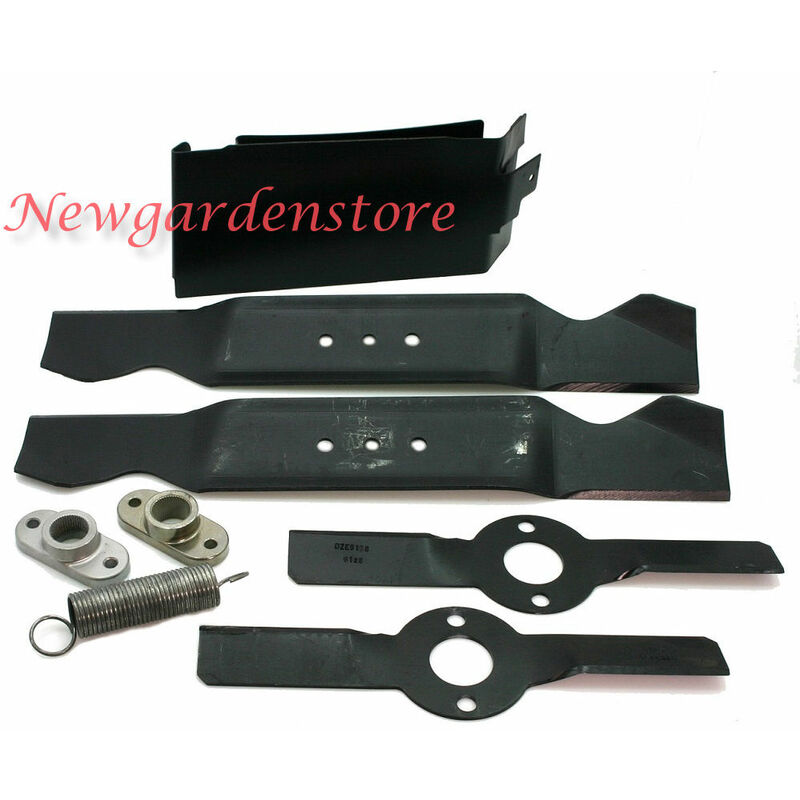foto del prodotto lame universali kit mulching trattorino rasaerba adattabile mtd 38 406024