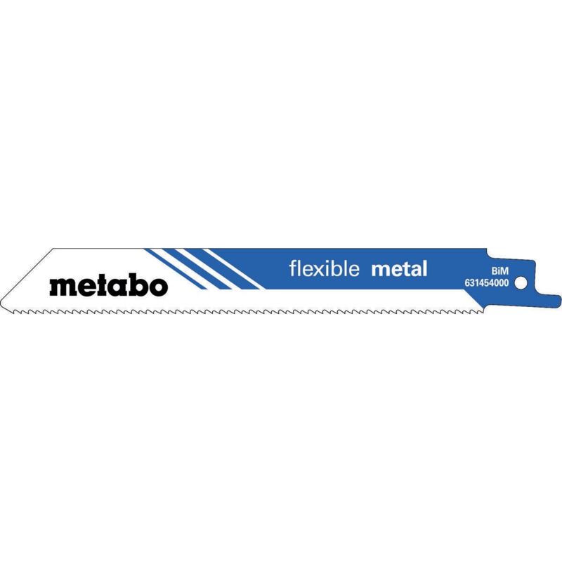 foto del prodotto lames de scie alternative flexibles l.150mm paisseur dents 0,9mm. 1,4 mm bim tallique 18tpi 2 pi ces.