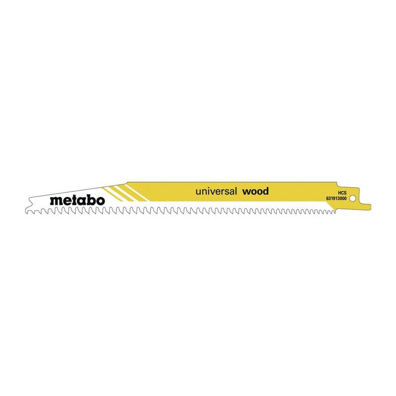 foto del prodotto lames de scie sabre pioneer l.200mm paisseur 1,25mm dents coupe hcs progressive.